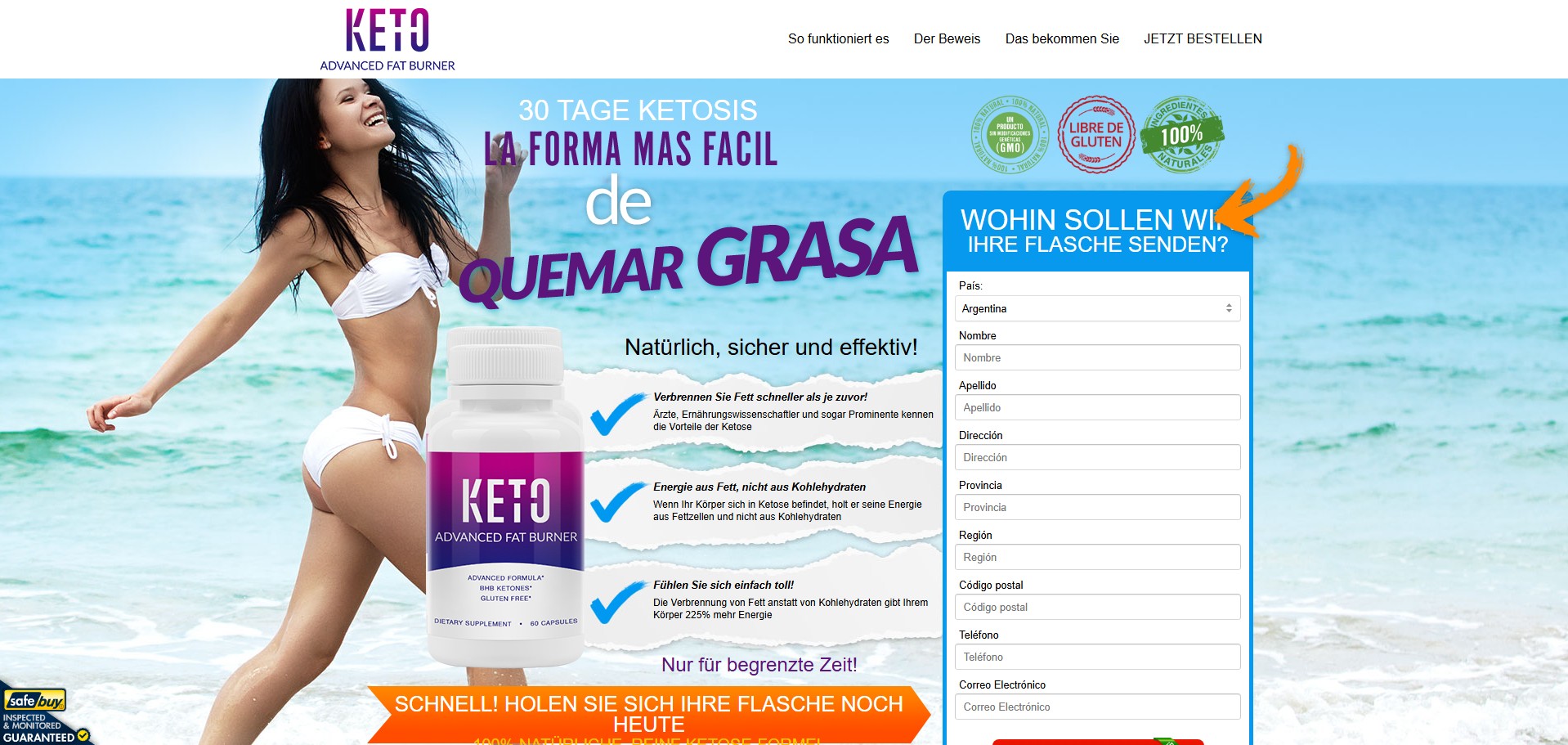 Keto Advanced Fat Burner Ürün