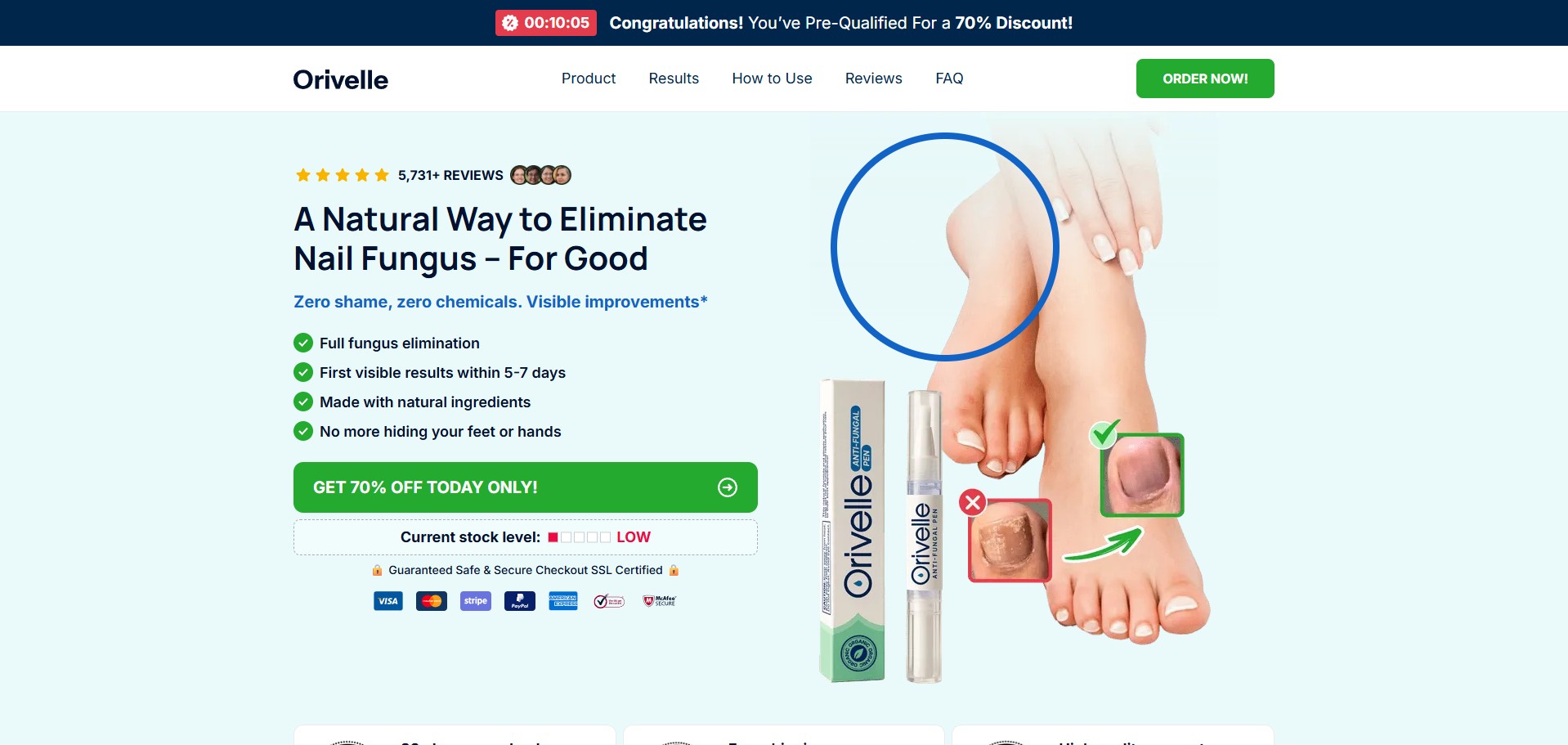 Orivelle Anti-Fungal Pen Ürün