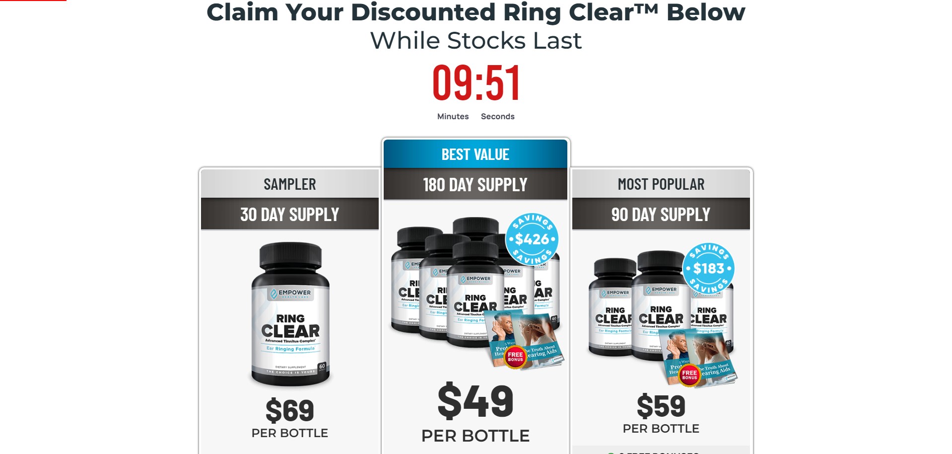 Ring Clear Ürün